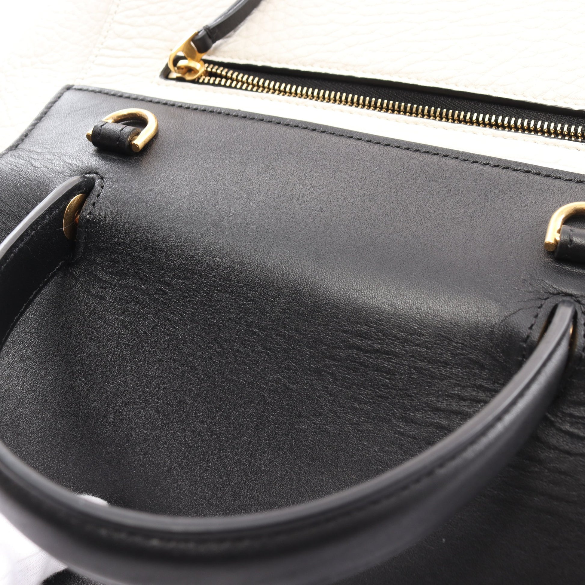 BELT BAG MINI ベルトバッグ ミニ ハンドバッグ レザー ホワイト ブラック バイカラー 2WAY セリーヌ バッグ CELINE