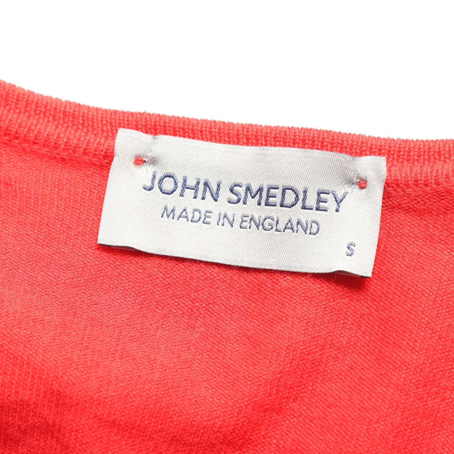 SIMETO MODERN FIT カーディガン コットン レッド ジョンスメドレー トップス JOHN SMEDLEY