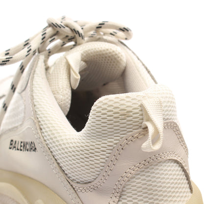 Triple S CLEAR SOLE トリプルS スニーカー ファブリック レザー ホワイト メッシュ クリアソール バレンシアガ シューズ BALENCIAGA