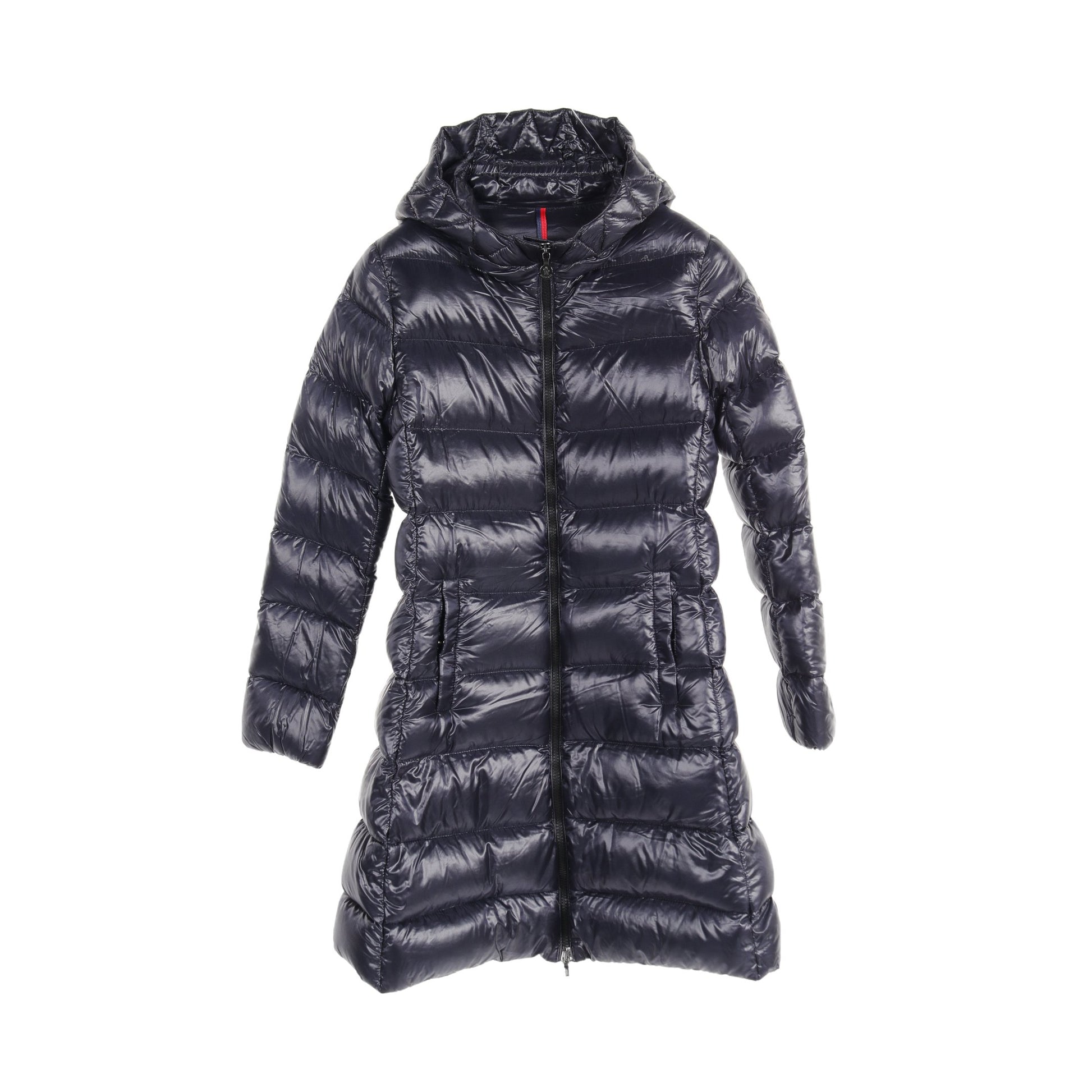 SUYEN ダウンコート ナイロン ネイビー フード付き キッズ モンクレール アウター MONCLER