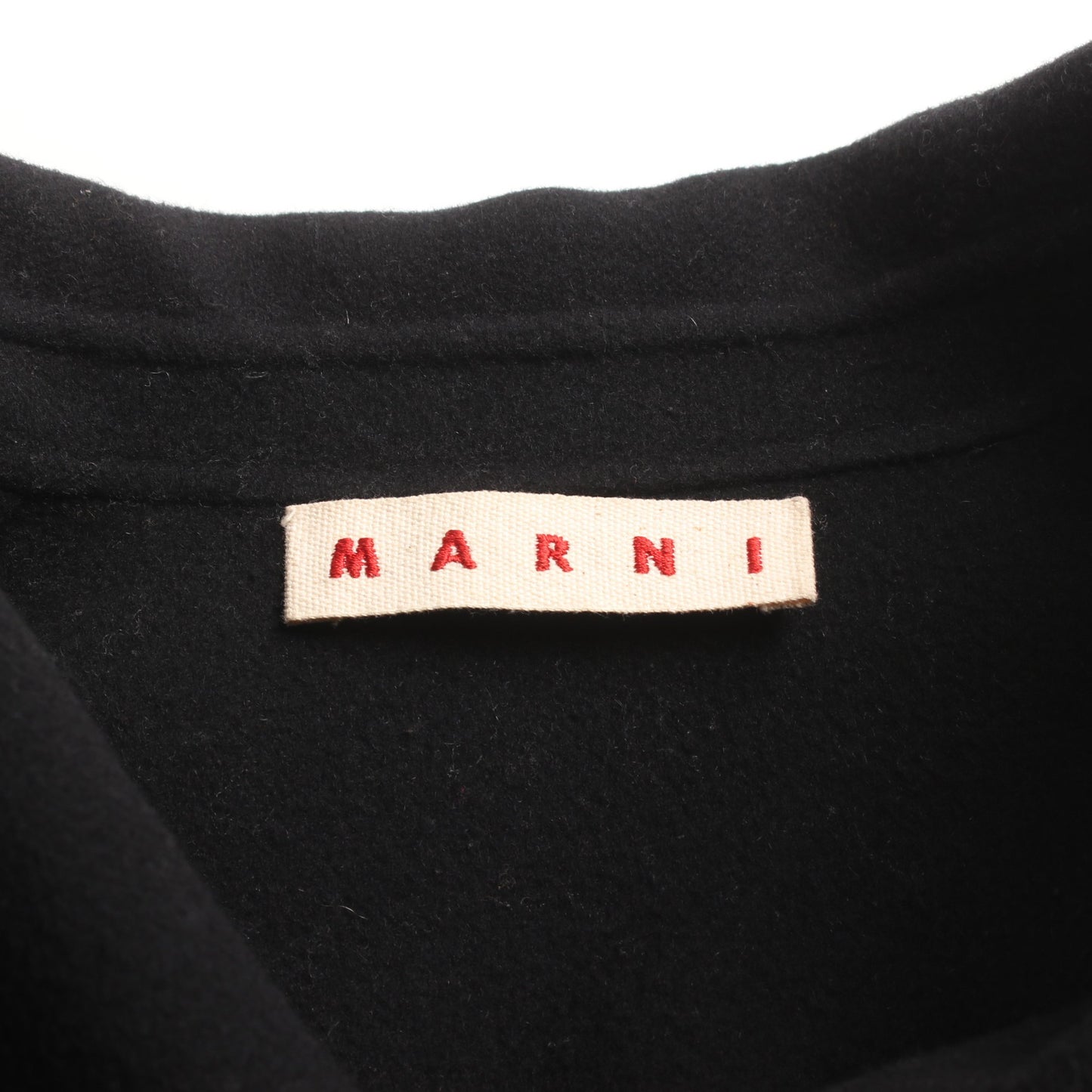 ジレ コート ウール カシミヤ ブラック マルニ アウター MARNI