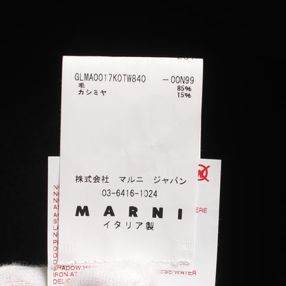 ジレ コート ウール カシミヤ ブラック マルニ アウター MARNI