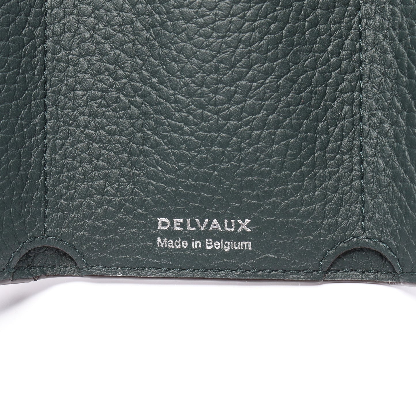 PRESSE TRIFOLD 三つ折り財布 コンパクトウォレット レザー ダークグリーン デルヴォー 財布・小物 DELVAUX