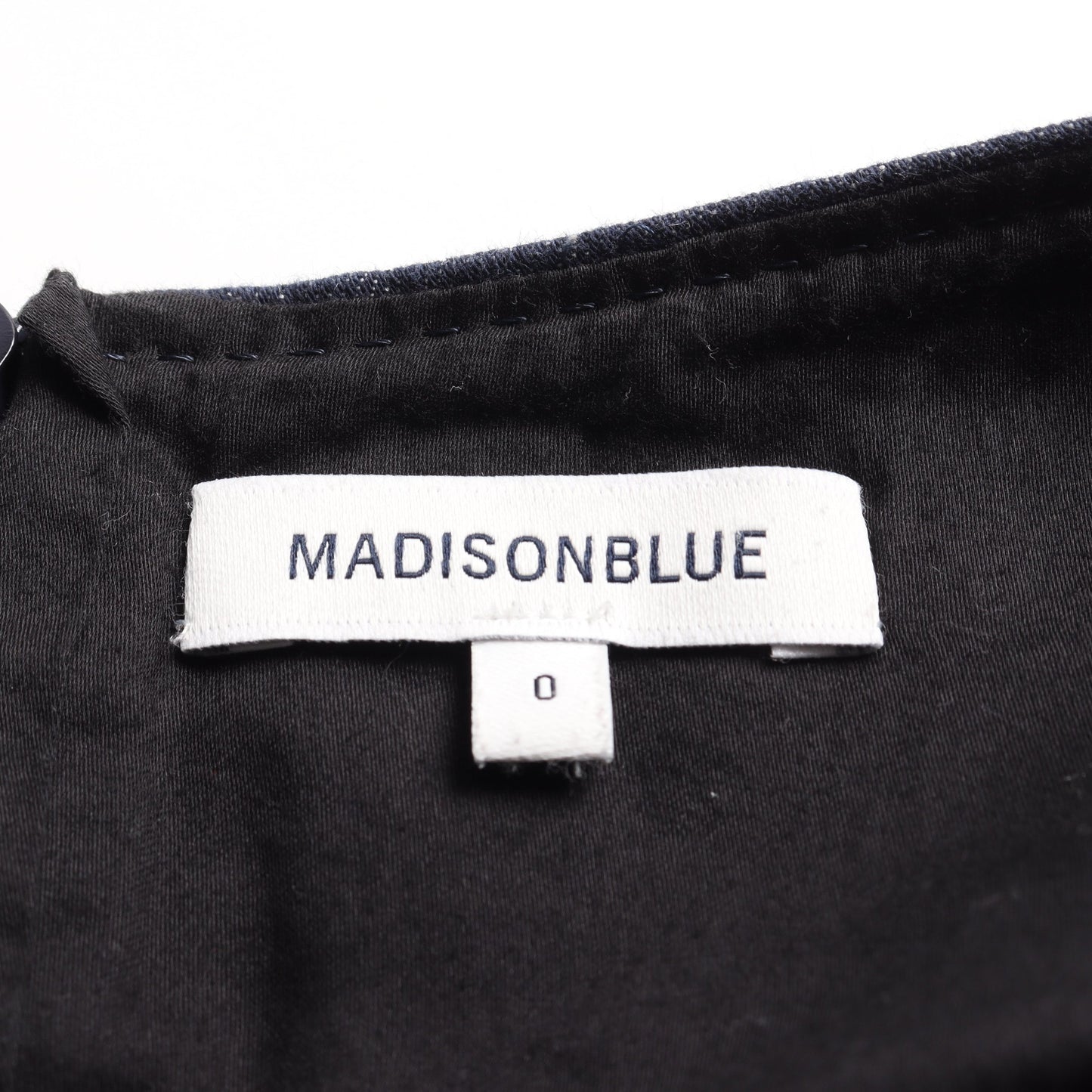 デニム ワンピース ノースリーブ コットン インディゴブルー マディソンブルー ワンピース MADISONBLUE