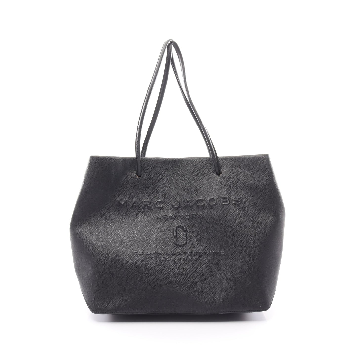 Logo Shopper ロゴショッパー ショルダーバッグ トートバッグ レザー ブラック マークジェイコブス バッグ MARC JACOBS