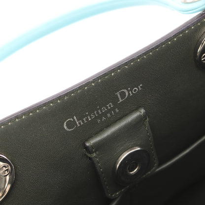 ディオリッシモ ハンドバッグ レザー ターコイズブルー 2WAY クリスチャンディオール バッグ Christian Dior