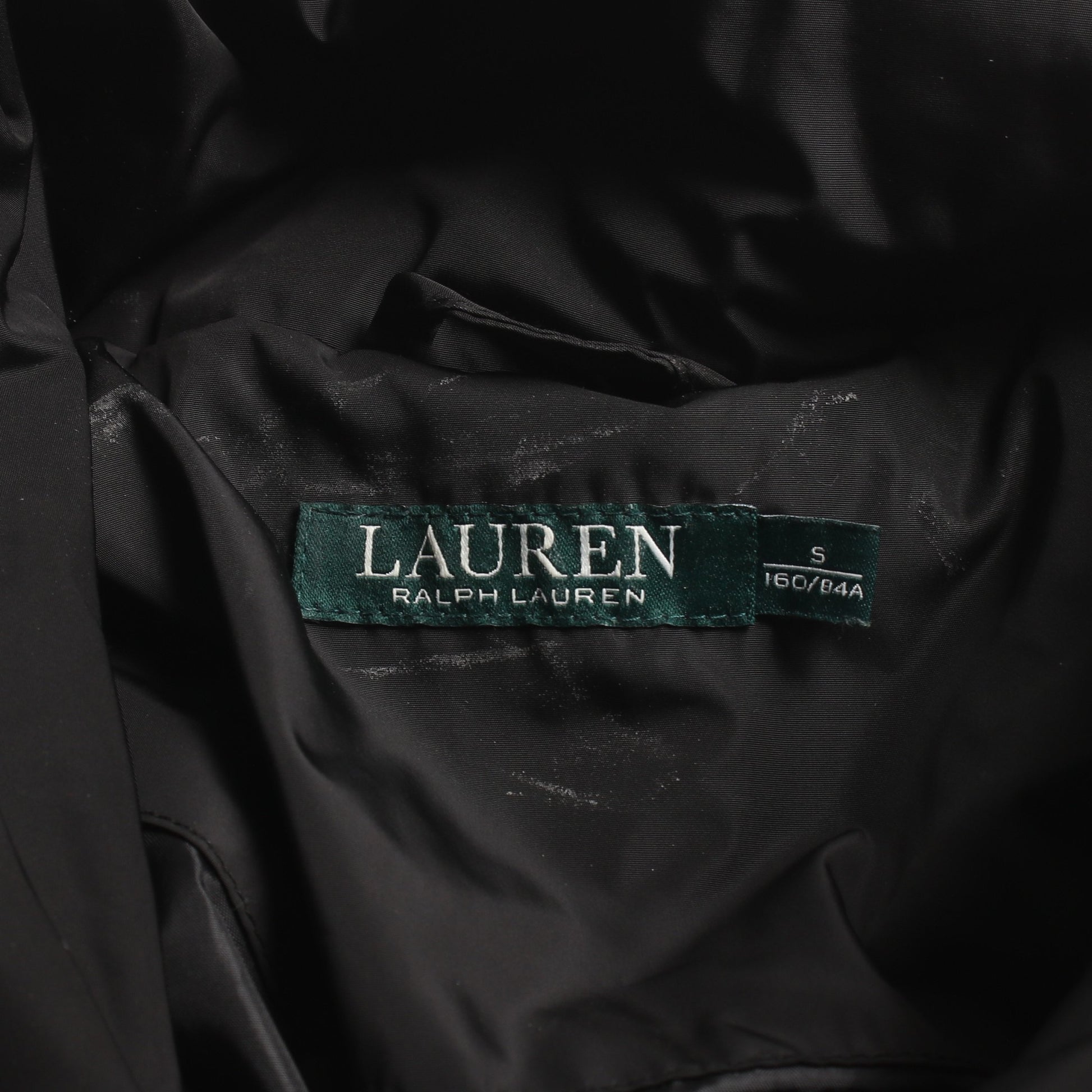 ナイロンジャケット ブラック フード付き ローレンラルフローレン アウター LAUREN RALPH LAUREN