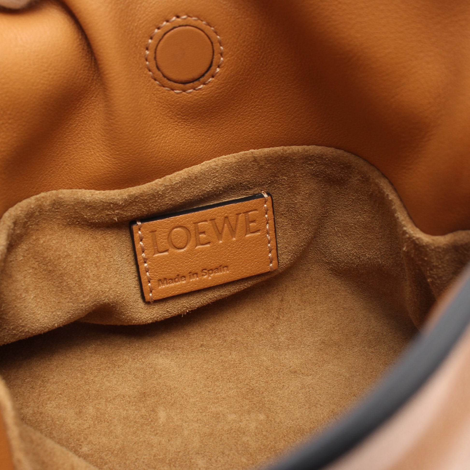 フラメンコ ナノ クラッチ クラッチバッグ レザー ライトブラウン 2WAY ロエベ バッグ LOEWE