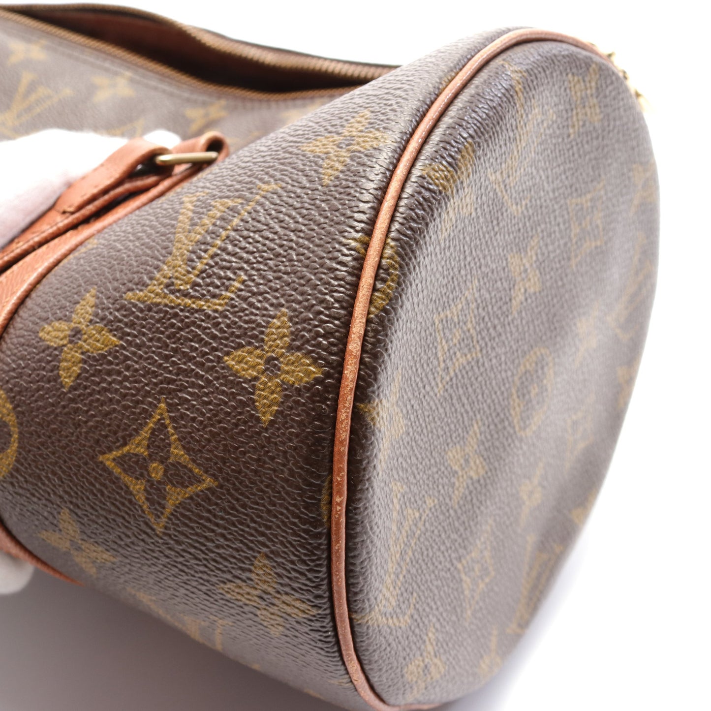 パピヨン30 モノグラム 旧型 ハンドバッグ PVC レザー ブラウン ルイヴィトン バッグ LOUIS VUITTON