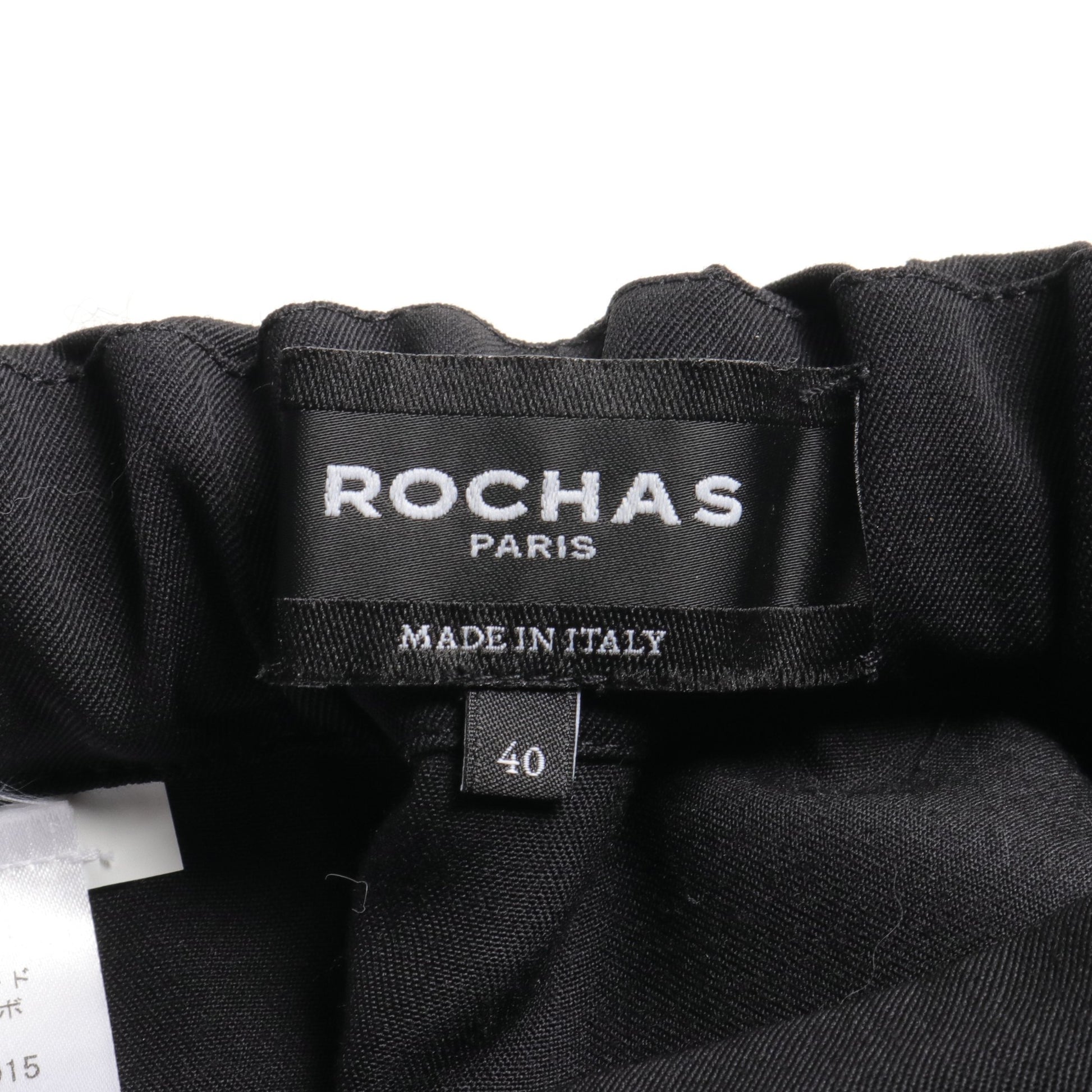 アシンメトリー スカート ウール ブラック ロシャス ボトムス ROCHAS