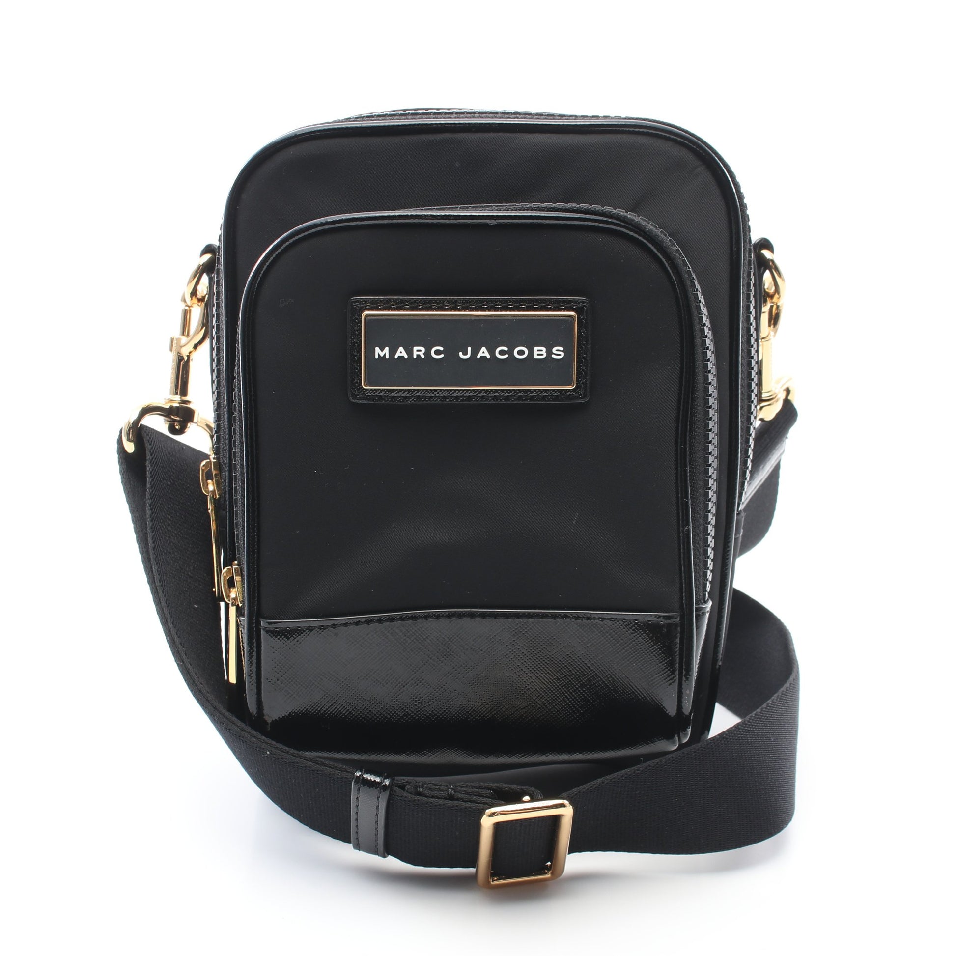 NYLON MINI CROSSBODY ショルダーバッグ ナイロン レザー ブラック マークジェイコブス バッグ MARC JACOBS