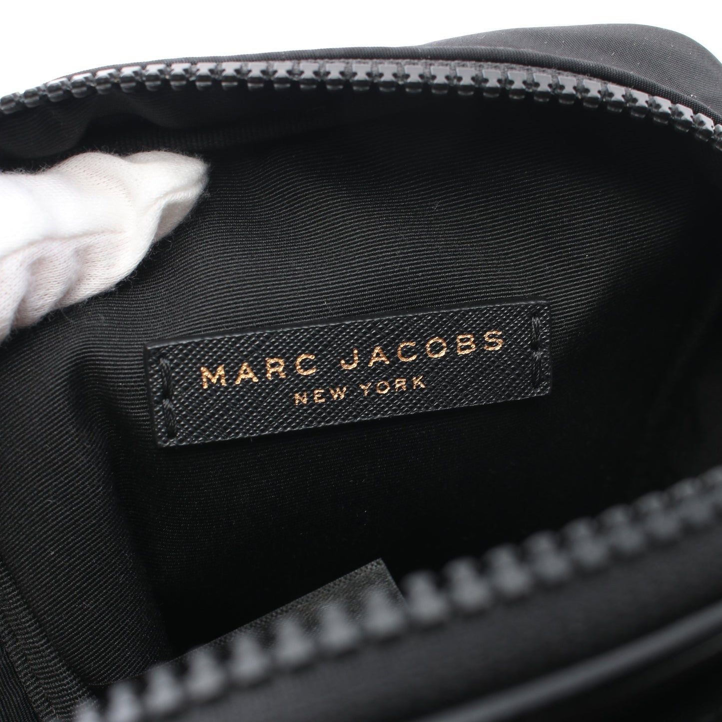 NYLON MINI CROSSBODY ショルダーバッグ ナイロン レザー ブラック マークジェイコブス バッグ MARC JACOBS