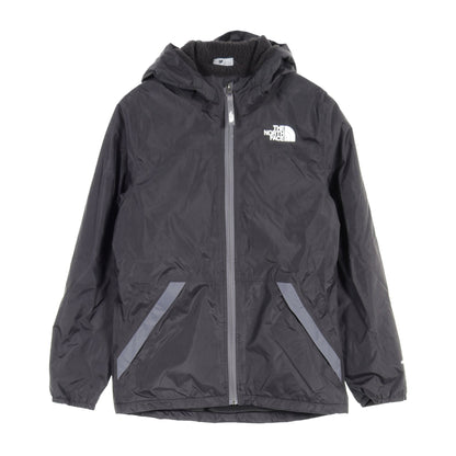 Girls' Warm Storm Rain Jacket ガールズ ウォームストーム レイン ジャケット ナイロン ブラック フード付き キッズ ザノースフェイス アウター THE NORTH FACE