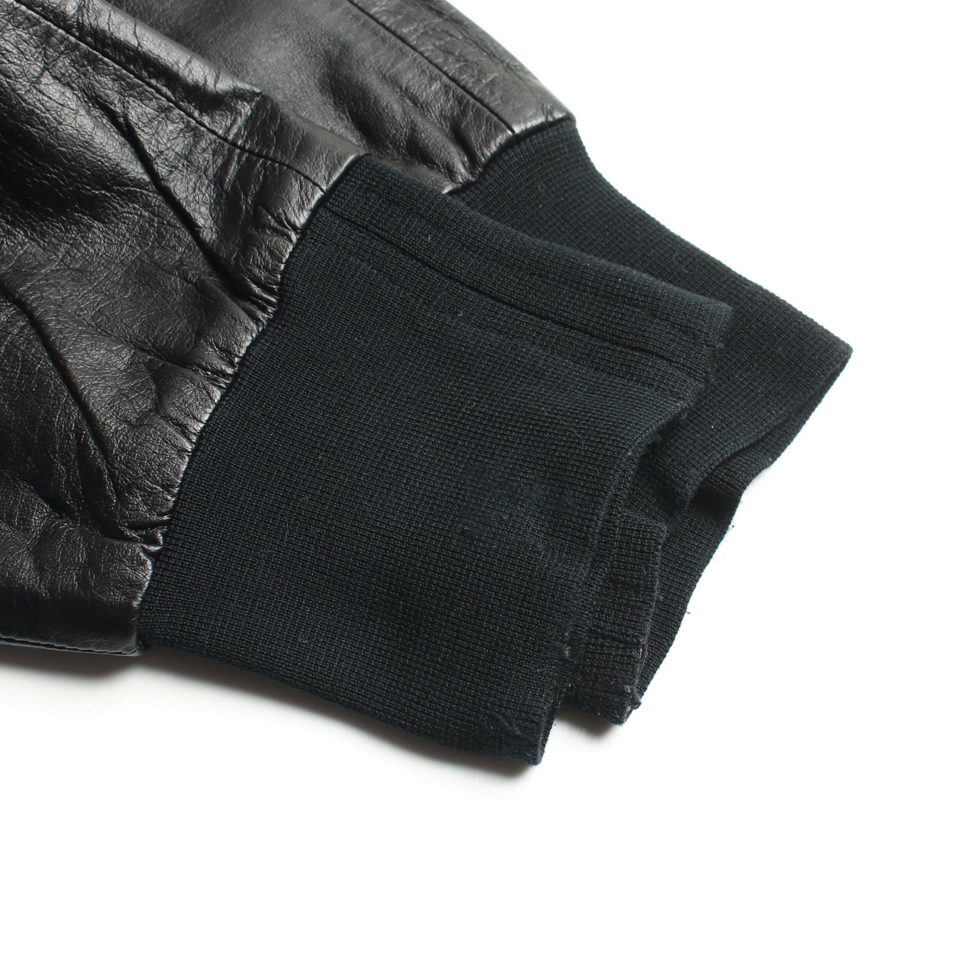 LEATHER RIB PANTS パンツ レザー ブラック ポールスミス ボトムス Paul Smith