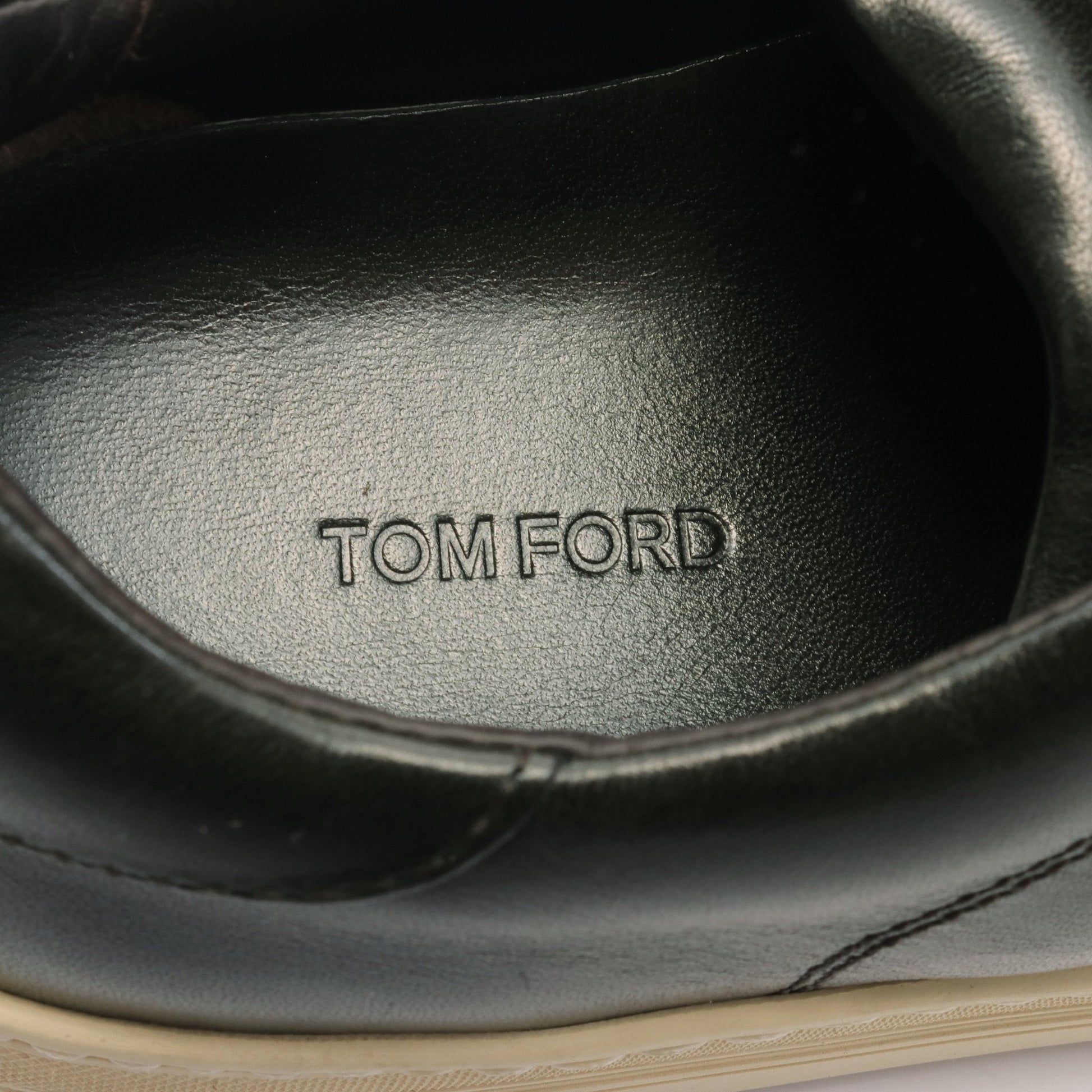 スニーカー レザー ダークグリーン トムフォード シューズ TOM FORD