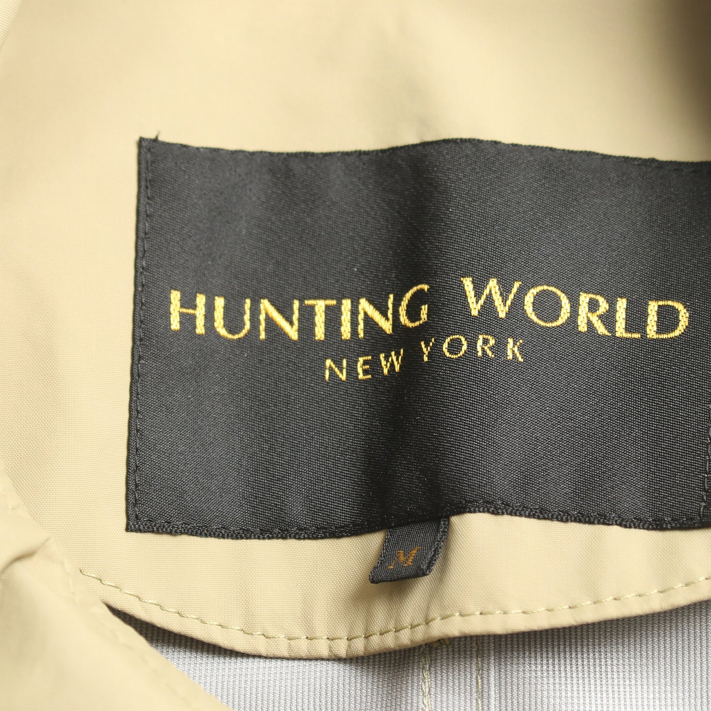 ロングコート ナイロン カーキベージュ ハンティングワールド アウター HUNTING WORLD