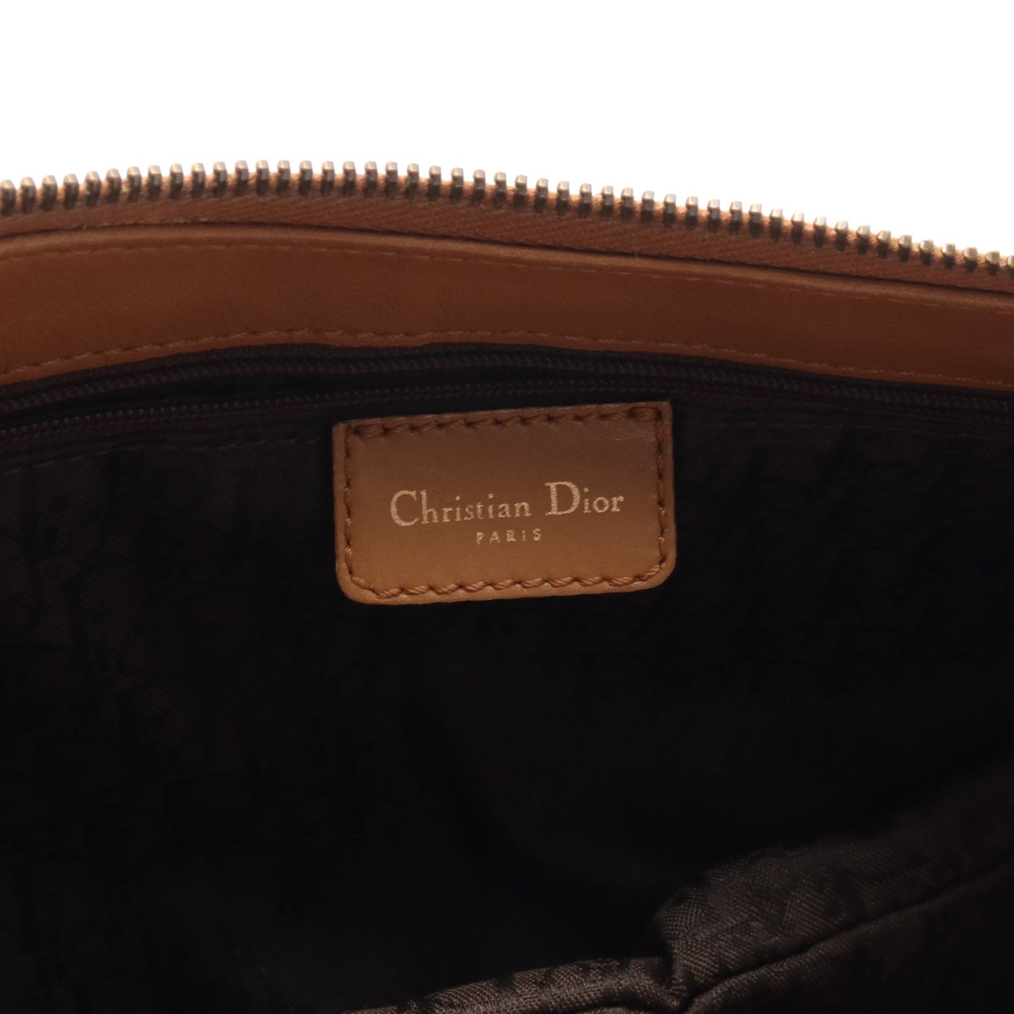 ストリートシック ワンショルダーバッグ レザー ライトブラウン クリスチャンディオール バッグ Christian Dior