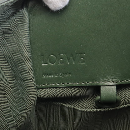 ハンモックバッグ コンパクト ハンドバッグ レザー カーキグリーン 2WAY ロエベ バッグ LOEWE