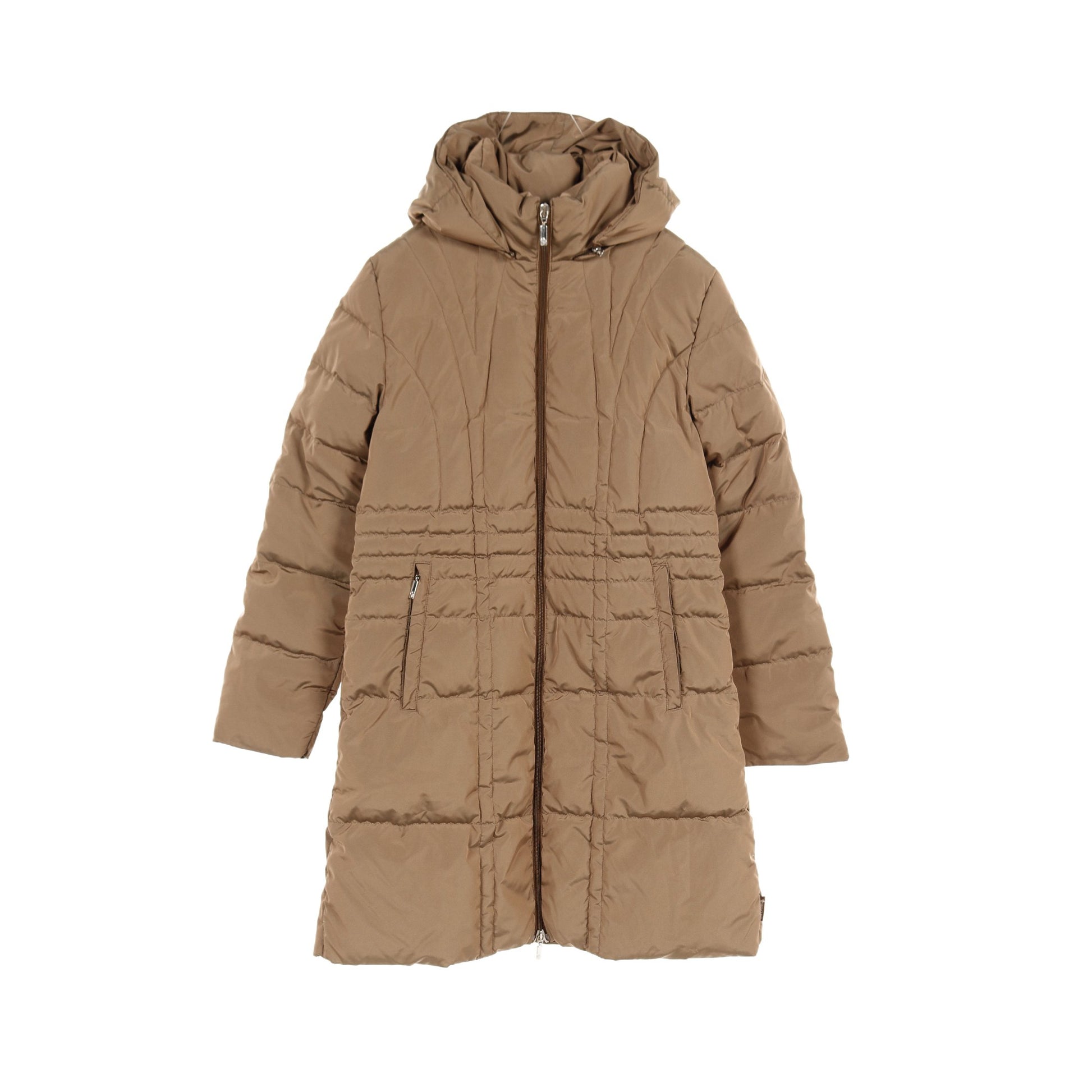 ダウンコート ブラウン モンクレール アウター MONCLER