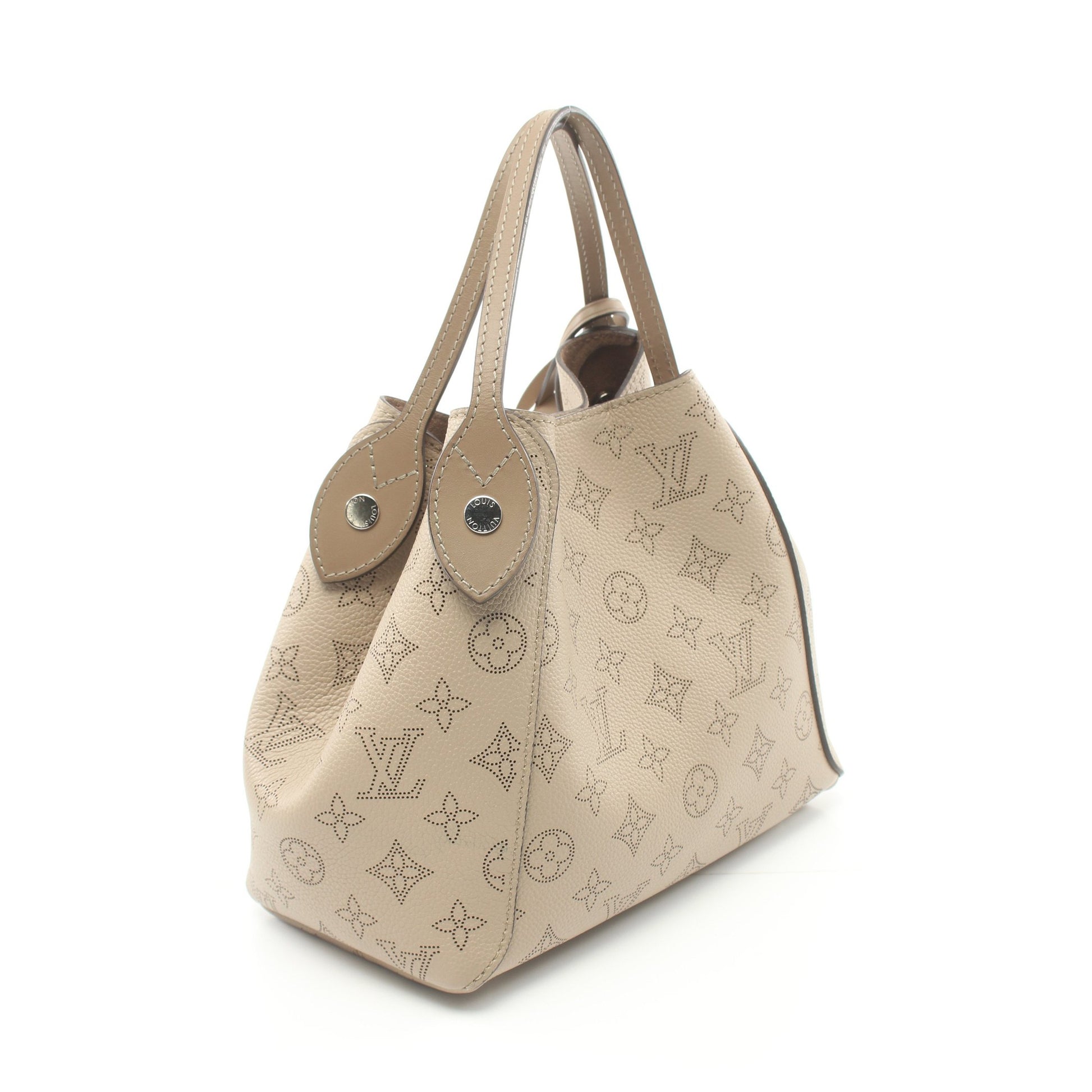 ヒナPM マヒナ ガレ ハンドバッグ レザー グレーベージュ 2WAY ルイヴィトン バッグ LOUIS VUITTON