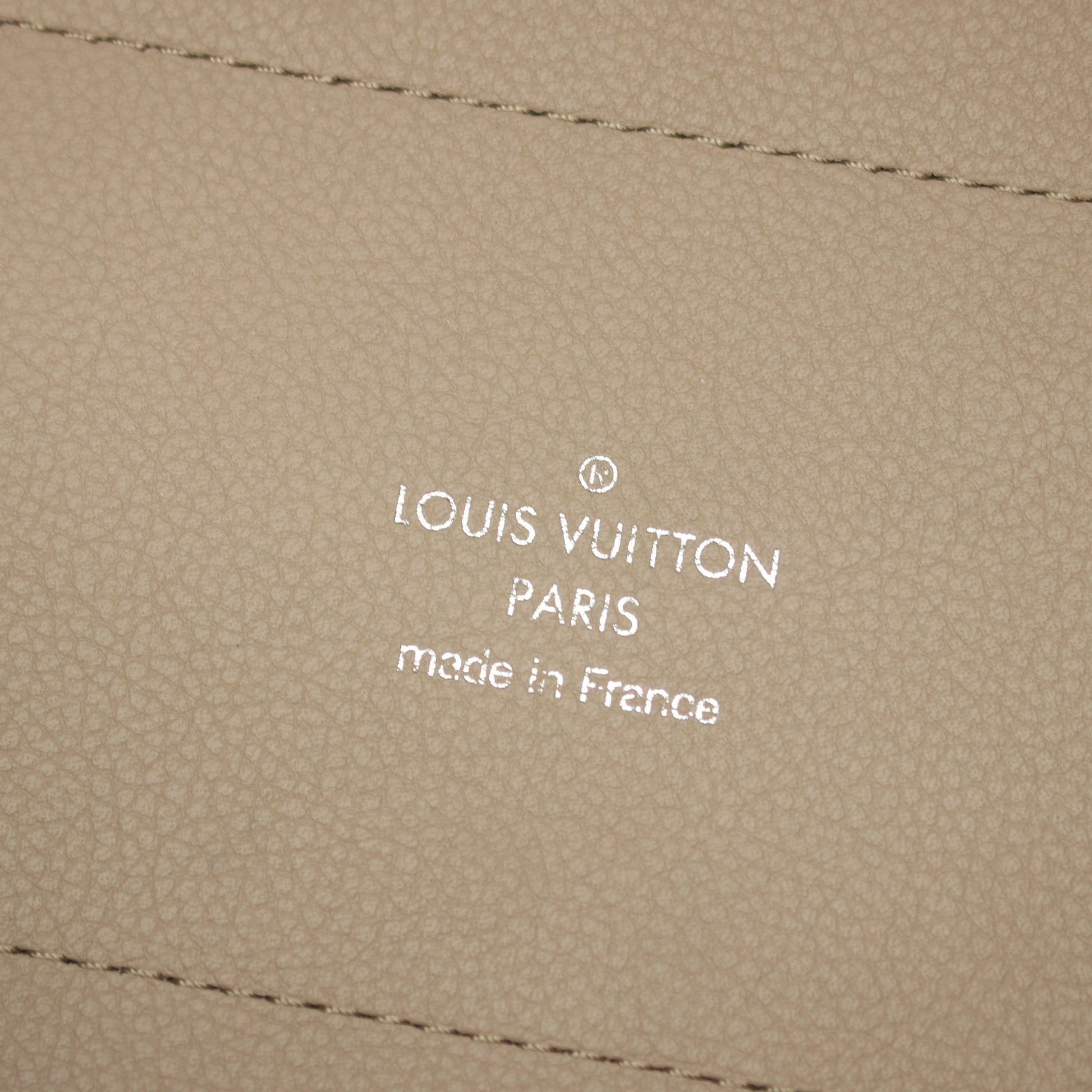 ヒナPM マヒナ ガレ ハンドバッグ レザー グレーベージュ 2WAY ルイヴィトン バッグ LOUIS VUITTON