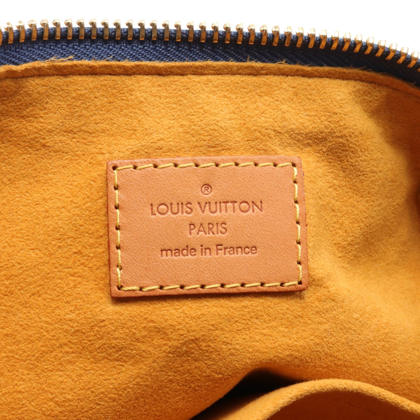 バギーPM モノグラムデニム ショルダーバッグ デニム レザー ブルー ルイヴィトン バッグ LOUIS VUITTON