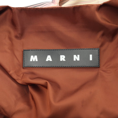 MARNI MARKET マルニマーケット エコバッグ ハンドバッグ トートバッグ ナイロン ブラウン マルチカラー マルニ バッグ MARNI