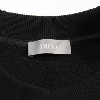 DIOR × Sacai スウェットシャツ ロゴワッペン コットン ブラック ディオール トップス DIOR