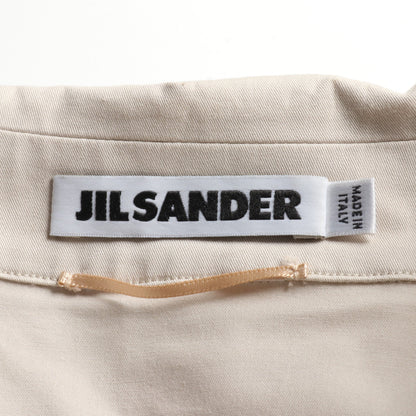 ジャケット 半袖 コットン ライトベージュ ジルサンダー アウター JIL SANDER