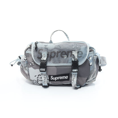 Waist Bag Camo Blue ボディバッグ ウエストバッグ ナイロン ライトブルー グレー シュプリーム バッグ Supreme