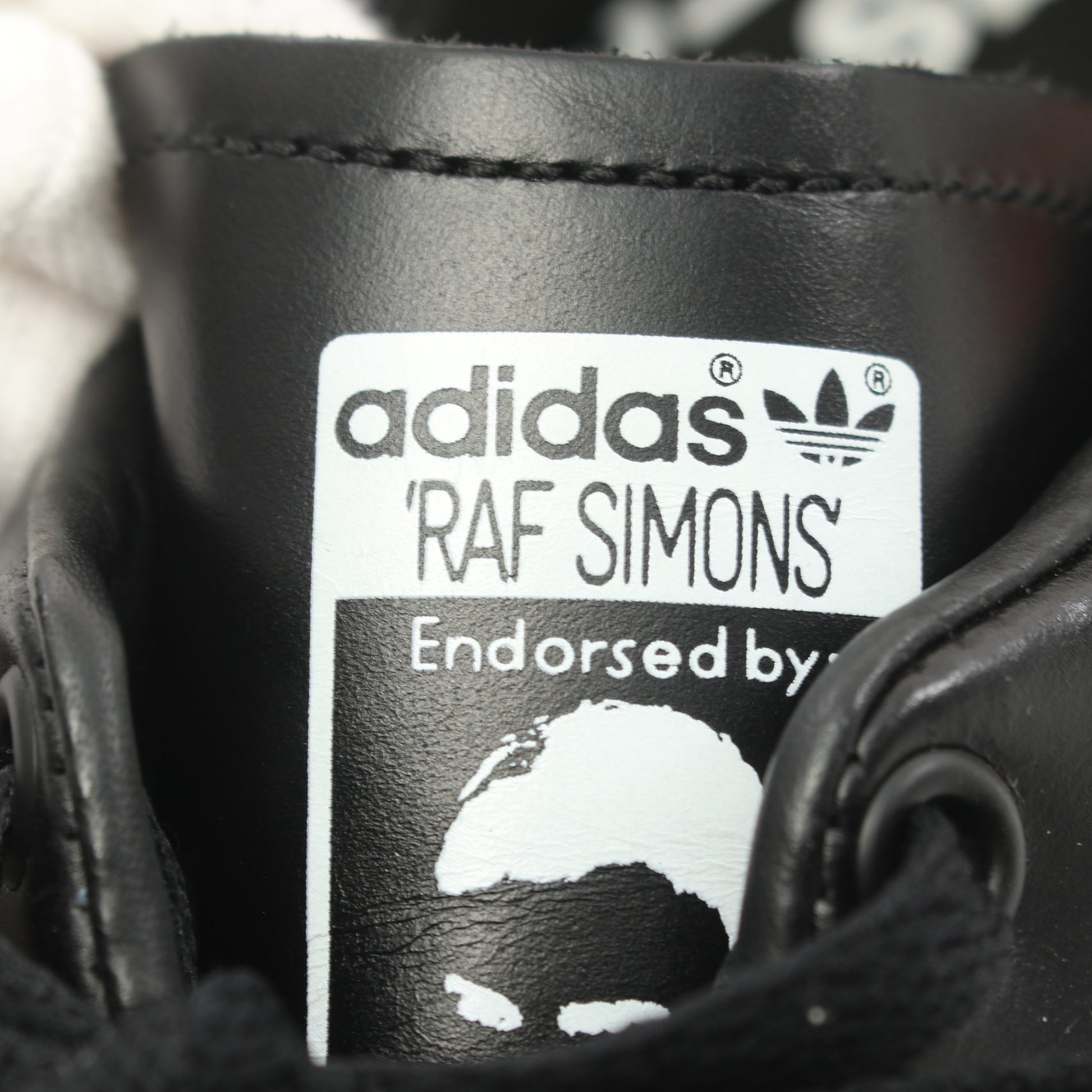 STAN SMITH スタンスミス ローカットスニーカー レザー ブラック オレンジ ホワイト アディダスバイラフシモンズ シューズ adidas by Raf Simons