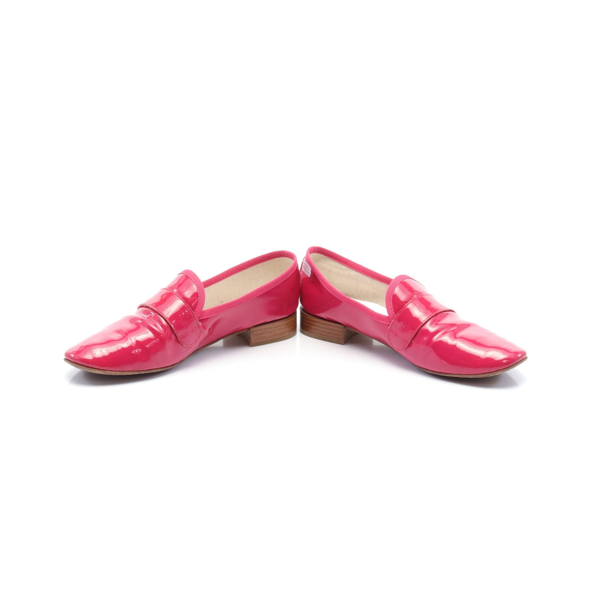 MICHAEL ローファー エナメルレザー ピンク レペット シューズ Repetto