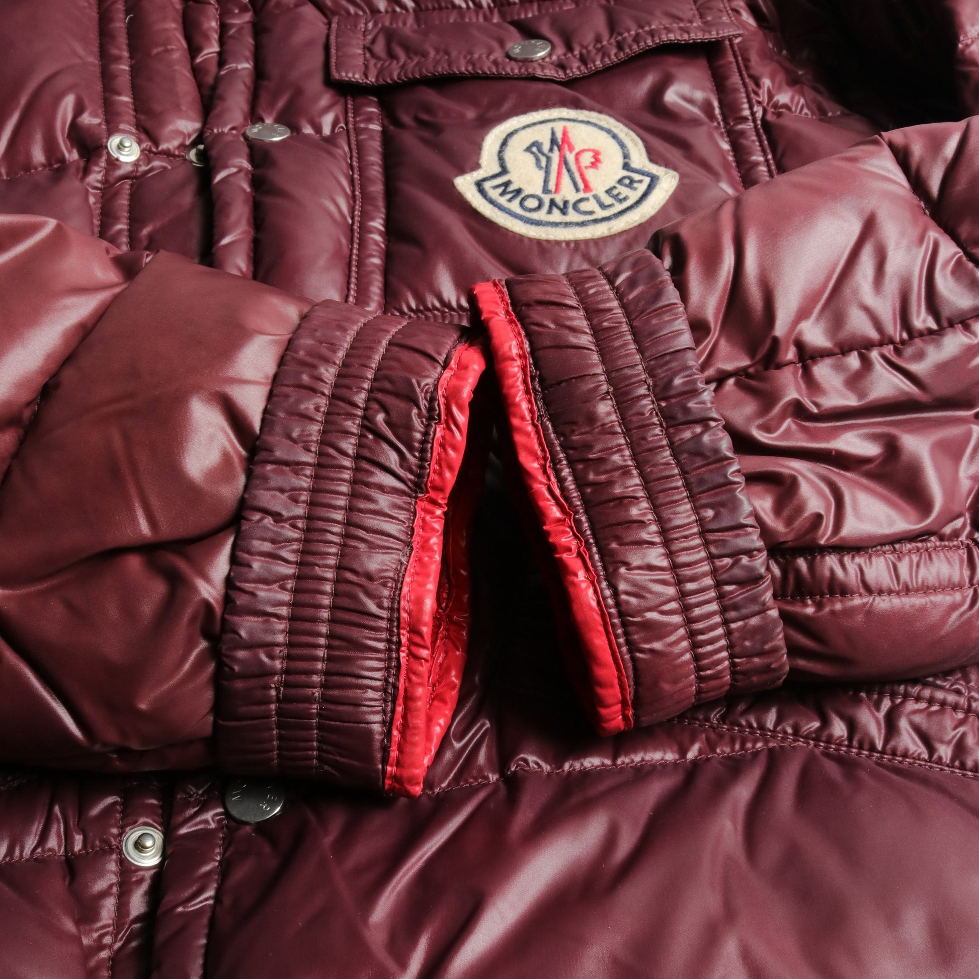 K2 ダウンジャケット ナイロン ボルドー モンクレール アウター MONCLER