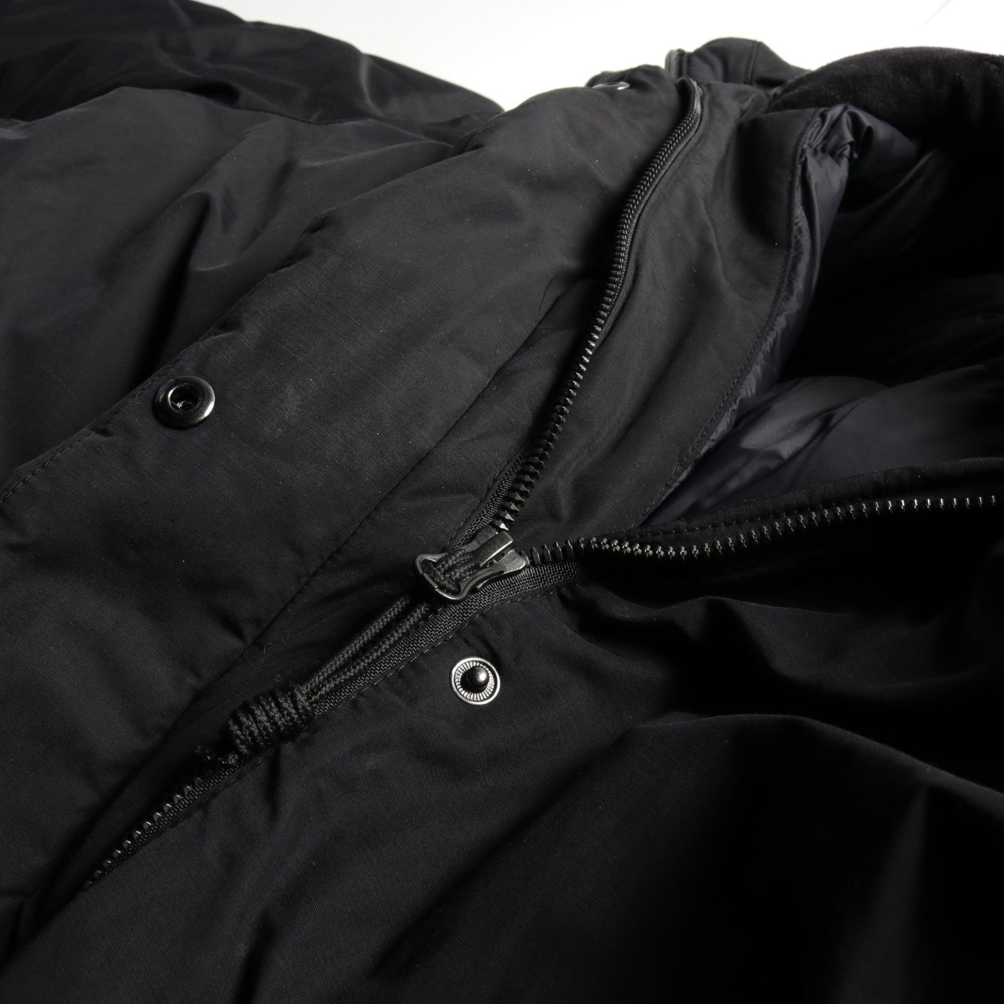 WHITE LABEL NEITON DOWN COAT ダウンコート ナイロン ブラック フード付き ザノースフェイス アウター THE NORTH FACE