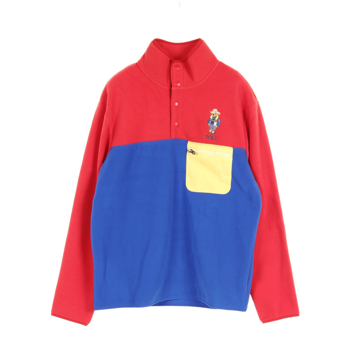 ベア ブラッシュド フリース トップス レッド ブルー イエロー ポロラルフローレン トップス Polo Ralph Lauren