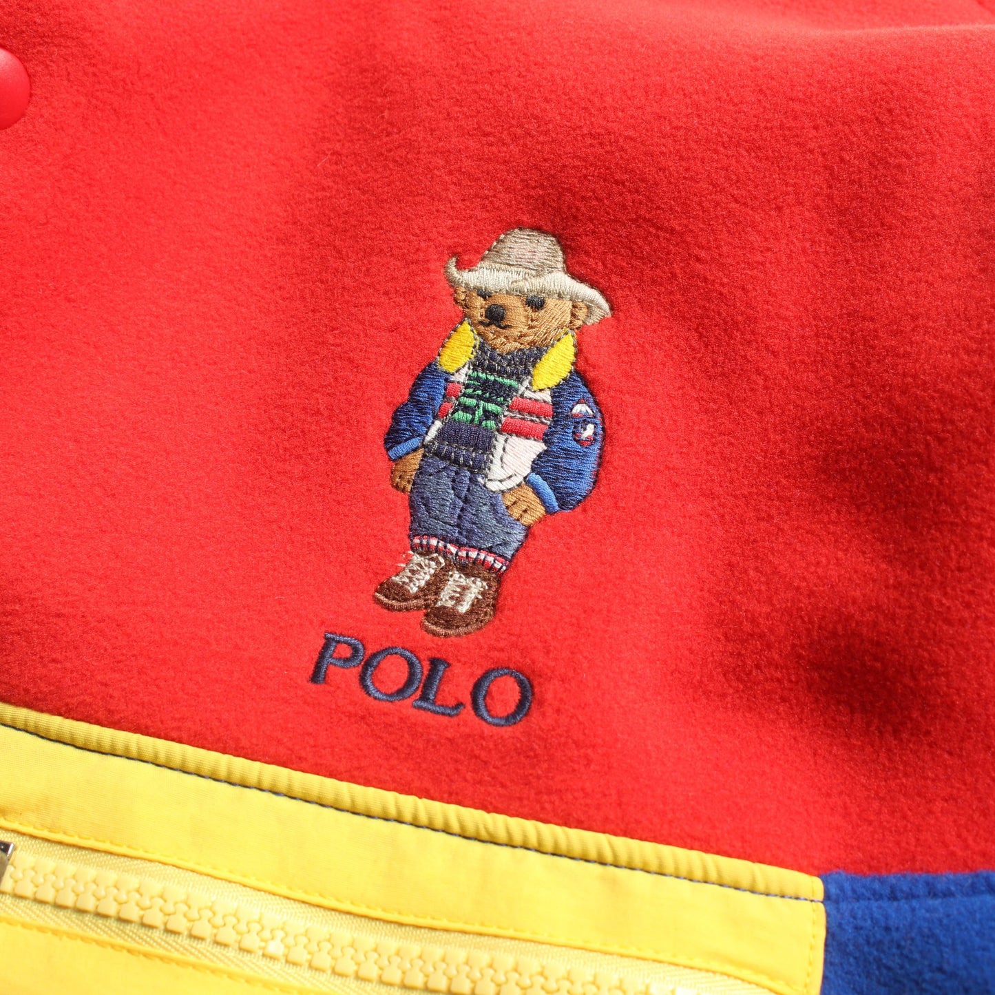 ベア ブラッシュド フリース トップス レッド ブルー イエロー ポロラルフローレン トップス Polo Ralph Lauren