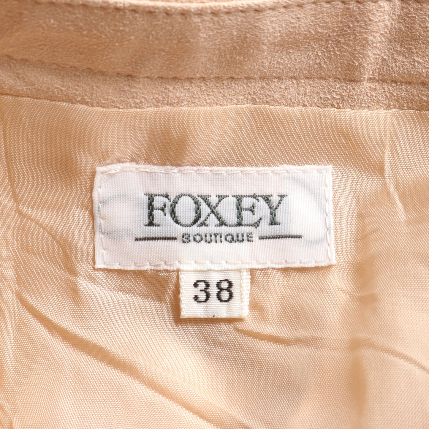 スカート フェイクスエード ピンクベージュ フォクシーブティック ボトムス FOXEY BOUTIQUE