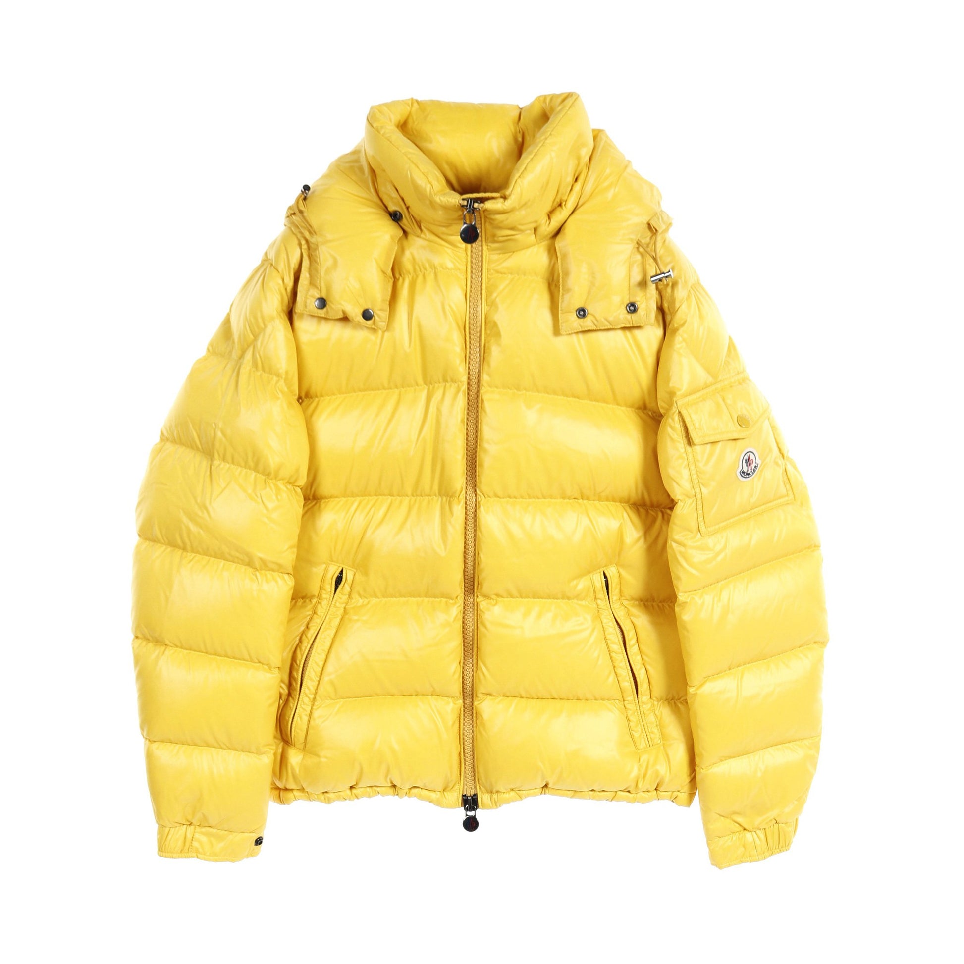 MAYA ダウンジャケット ナイロン イエロー モンクレール アウター MONCLER