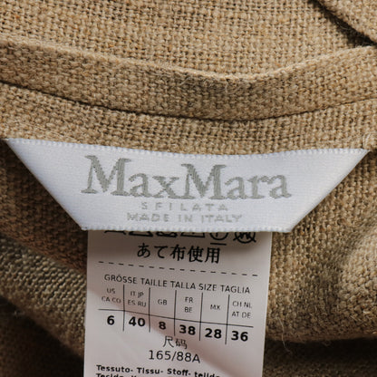 GIRELLO トレンチ ワンピース リネン ベージュ マックスマーラ ワンピース Max Mara