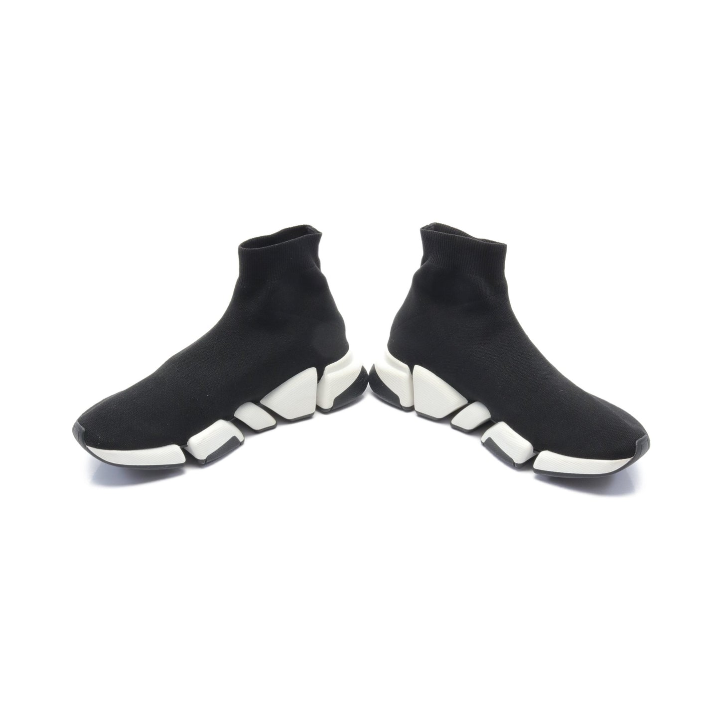 SPEED TRAINER スピードトレーナー ハイカットスニーカー ニットファブリック ブラック ホワイト バレンシアガ シューズ BALENCIAGA