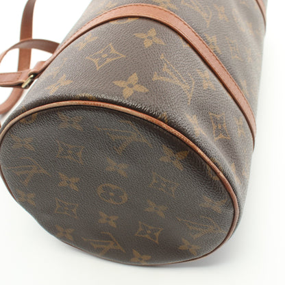 パピヨン30 モノグラム 旧型 ハンドバッグ PVC レザー ブラウン ルイヴィトン バッグ LOUIS VUITTON