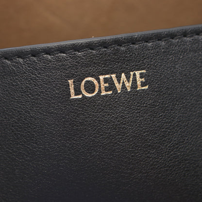 パズルフォルド ミニ ハンドバッグ レザー ブラック 2WAY ロエベ バッグ LOEWE