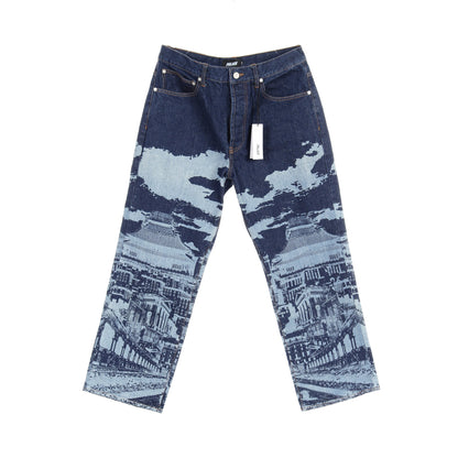 BAGGIES JEANS MEGA PALACE デニムパンツ コットン インディゴブルー ライトブルー パレススケートボーズ ボトムス Palace Skateboards