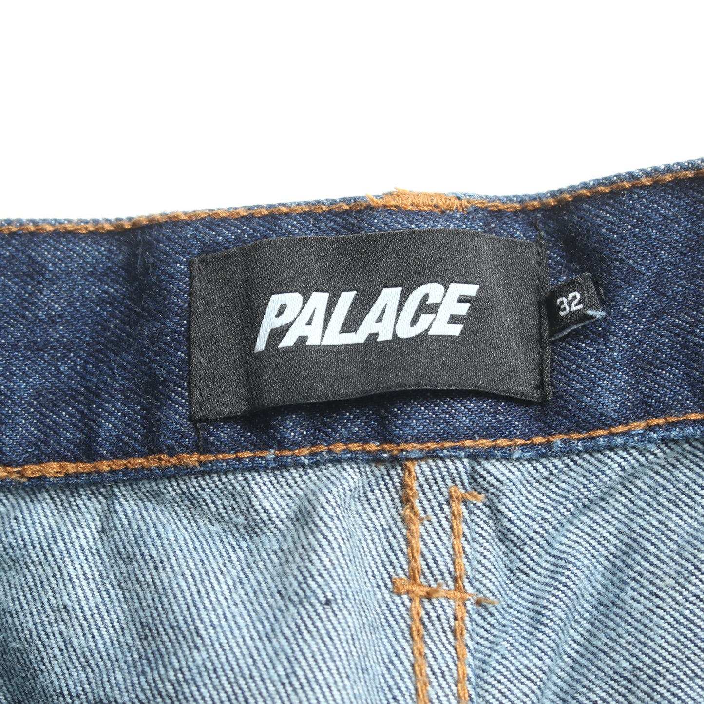 BAGGIES JEANS MEGA PALACE デニムパンツ コットン インディゴブルー ライトブルー パレススケートボーズ ボトムス Palace Skateboards