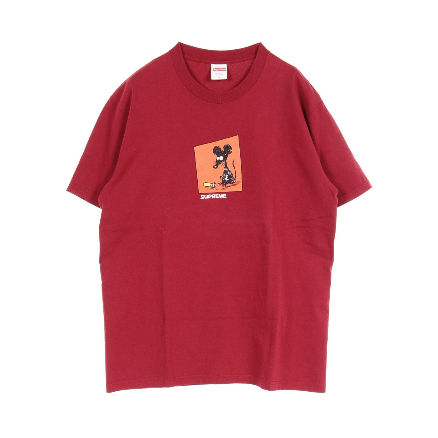 Mouse Tシャツ コットン ボルドー シュプリーム