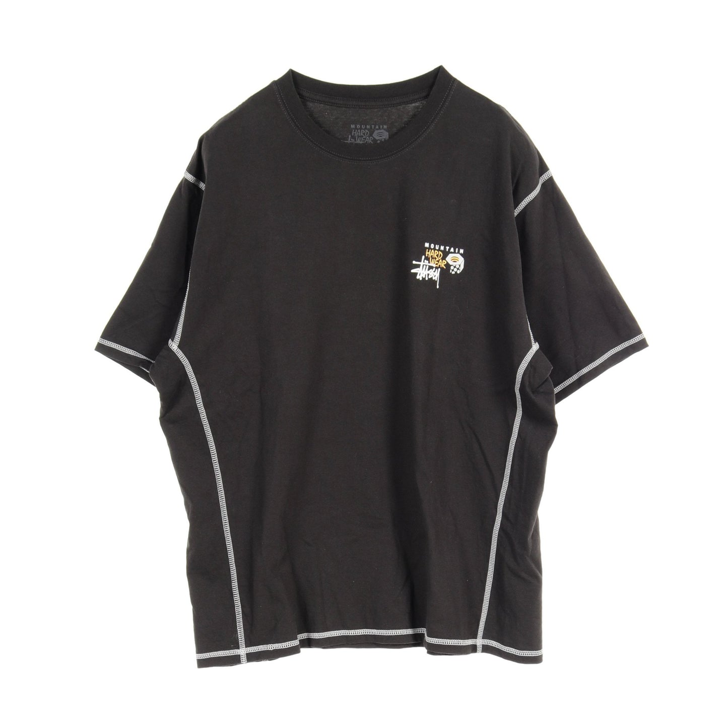 STUSSY x MOUNTAIN HARDWEAR Tシャツ ロゴプリント コットン ブラック ステューシー トップス STUSSY