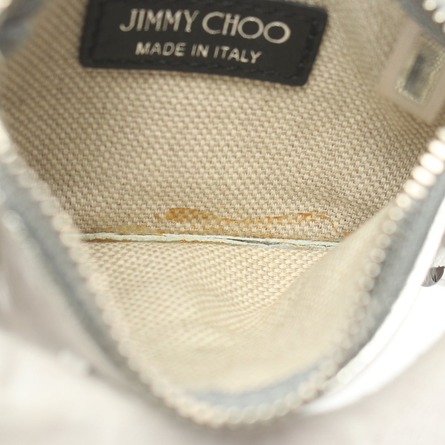 カードケース コインケース レザー シルバー スタースタッズ キーリング付き ジミーチュウ 財布・小物 JIMMY CHOO