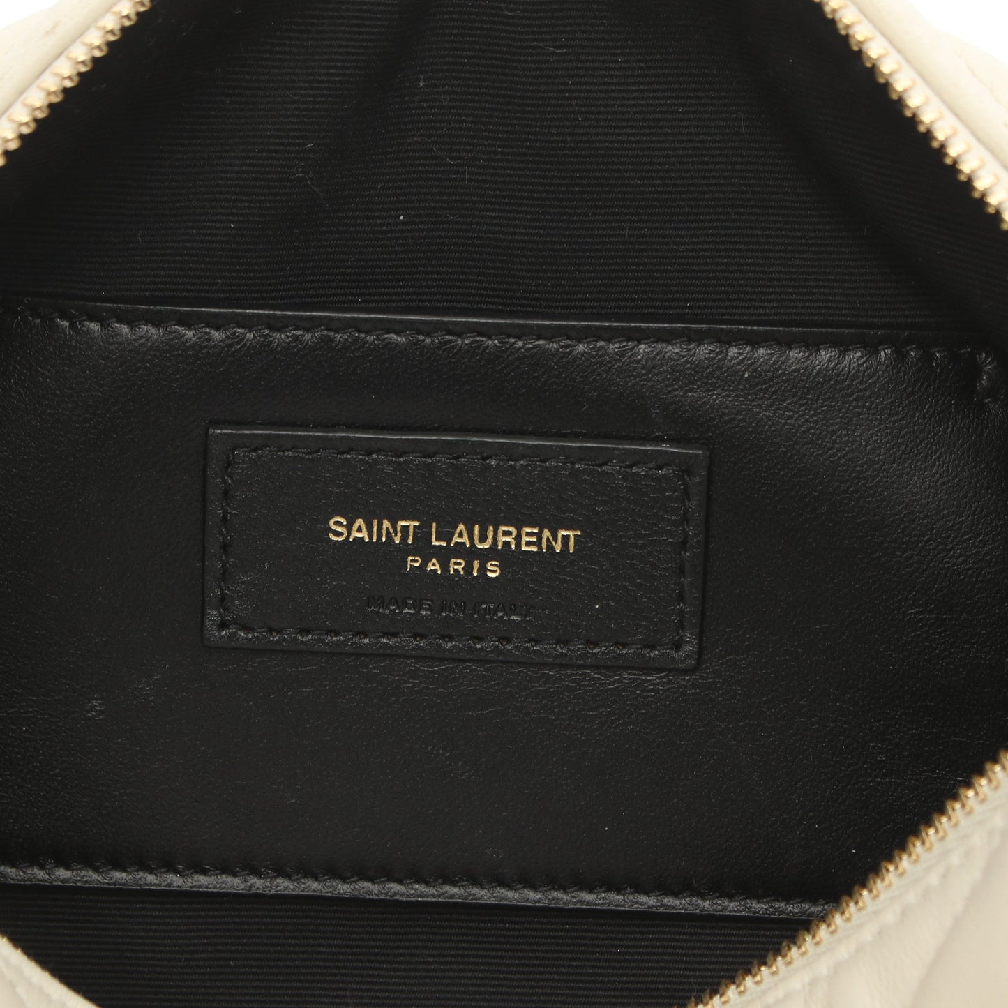 サド スモール チューブバッグ チェーンショルダーバッグ レザー オフホワイト サンローランパリ バッグ SAINT LAURENT PARIS