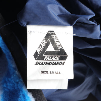 mirage reversible fleece jacket ミラージュ ジャケット 総柄 ネイビー ライトブルー ブラック リバーシブル パレススケートボーズ アウター Palace Skateboards