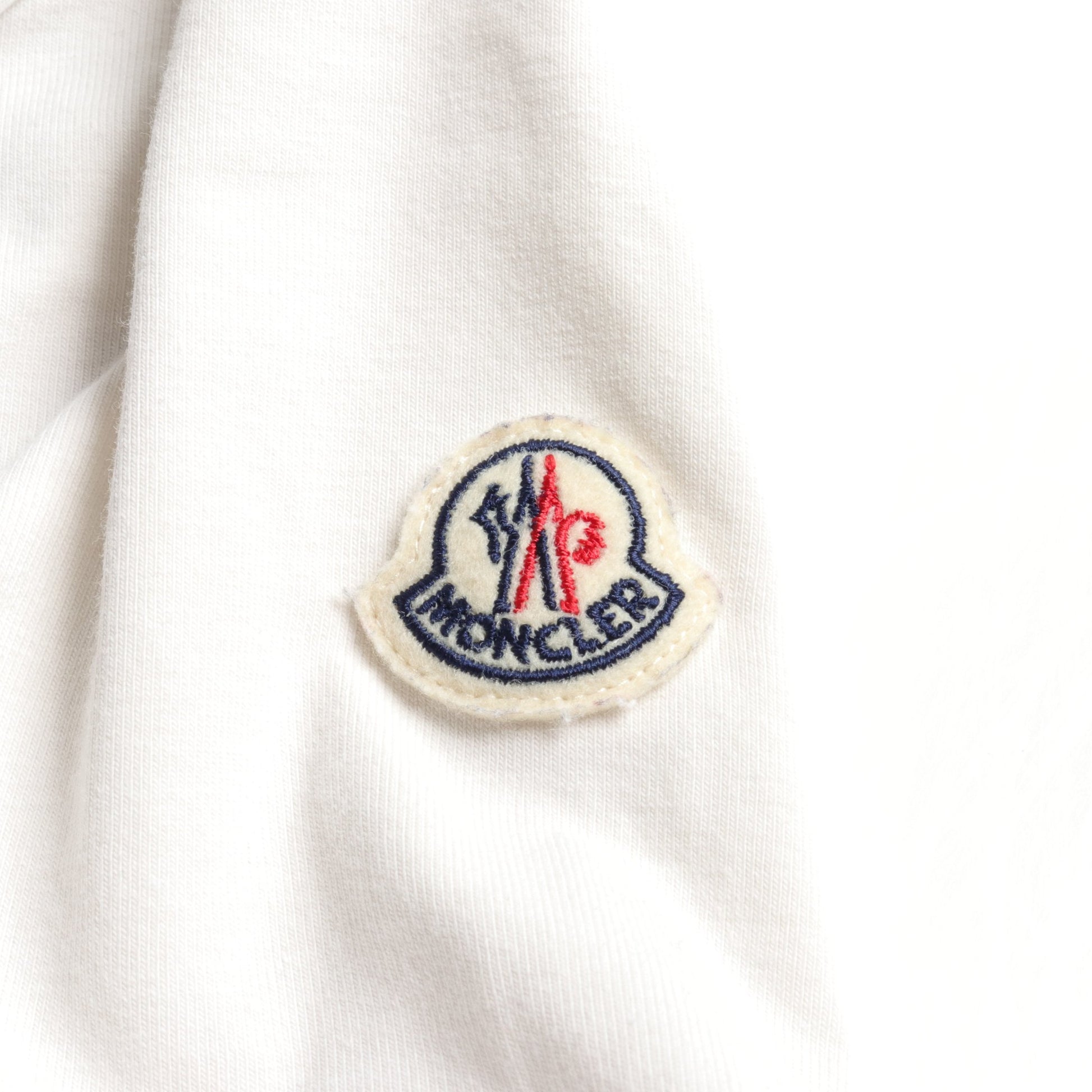 Tシャツ コットン オフホワイト モンクレール トップス MONCLER